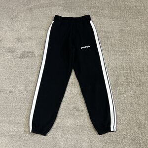 Palm Angels Sweatpants Mens XS Joggers Black Heavyweight Pockets Stretch